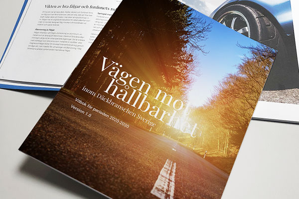 Beställ boken "Vägen mot hållbarhet inom Däckbranschen Sverige"